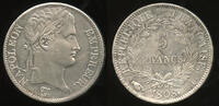 France 5 Francs Napoleon I. 1804-1814 Limoges mint -