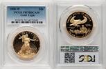 US Proof Gold Eagle 1 oz Blue Gradient Certified Gold American Eagles -
