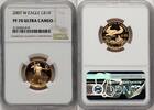 US Proof Gold Eagle 1/4 oz Non Designation CACG Certified Gold American Eagles -