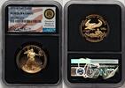 US Proof Gold Eagle 1/2 oz Miles Standish Blk Core Certified Gold American Eagles -
