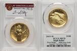 US G$100 American Liberty High Relief FS Ed Moy High Relief $100 Gold -