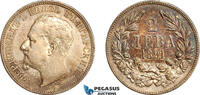 Bulgaria 2 Leva 1891 XF- 1,330.38 元 含税 ＋  167.34 元 运费