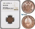 Austria 1 Kreuzer Franz Joseph -