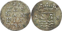 Dubbele wapenstuiver Zeeland Dubbele wapenstuiver 1733 -