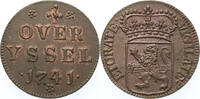 Duit Overijssel Duit 1741 -