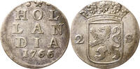 Dubbele wapenstuiver Holland Dubbele wapenstuiver 1766/61 -