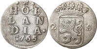 Dubbele wapenstuiver Holland Dubbele wapenstuiver 1765/62 -