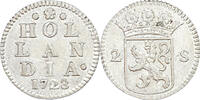 Dubbele wapenstuiver Holland Dubbele wapenstuiver 1723 -
