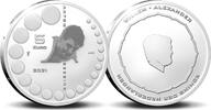 5 euro Anton Geesink 5 euro verzilverd 2021 herdenkingsmunt -