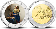 2 Euro 2 Euro munt kleur Vermeer Het Melkmeisje  62.75 元 含税 ＋  246.83 元 运费