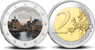  2 Euro 2 Euro munt kleur Vermeer Gezicht op Delft  62.75 元 含税 ＋  246.83 元 运费