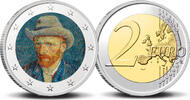  2 Euro 2 Euro munt kleur Van Gogh 1 Zelfportret  62.75 元 含税 ＋  246.83 元 运费