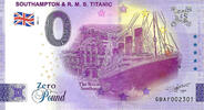  0 Pound 0 Pound biljet Engeland 2021 - Southampton & R.M.S. Titanic  41.34 元 含税 ＋  246.34 元 运费