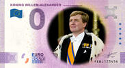 0 Euro 0 Euro biljet Nederland 2023 - 10 jaar Koningschap KLEUR -