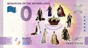 0 Euro 0 Euro biljet Nederland 2020 - Koninkrijk van Oranje-Nassau KLEUR -