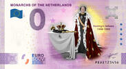 0 Euro 0 Euro biljet Nederland 2020 - Koningin Juliana KLEUR -