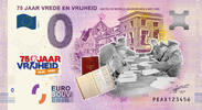 0 Euro 0 Euro biljet Nederland 2020 - Hotel de Wereld KLEUR -