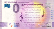 0 Euro 0 Euro biljet Nederland 2020 - Het Wilhelmus ANNIVERSARY -