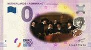  0 Euro 0 Euro biljet Nederland 2019 - Rembrandt De Staalmeesters KLEUR  82.84 元 含税 ＋  246.83 元 运费