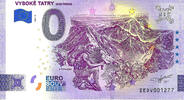 0 Euro 0 Euro biljet Slowakije 2023 - Vysoke Tatry -