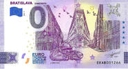 0 Euro 0 Euro biljet Slowakije 2023 - Bratislava Stare Mesto -