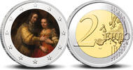  2 Euro 2 Euro munt kleur Rembrandt Het Joodse bruidje  62.75 元 含税 ＋  246.83 元 运费