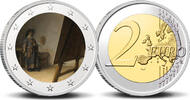  2 Euro 2 Euro munt kleur Rembrandt De schilder in zijn Atelier  62.75 元 含税 ＋  246.83 元 运费