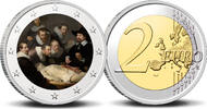  2 Euro 2 Euro munt kleur Rembrandt - De anatomische les  62.75 元 含税 ＋  246.83 元 运费