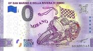 0 Euro 0 Euro biljet Italië 2020 - GP San Marino e Rimini PRAHA 2020 -