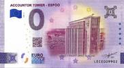 0 Euro 0 Euro biljet Finland 2023 - Accountor Tower-Espoo -