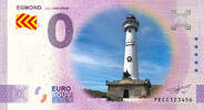 0 Euro 0 Euro biljet Nederland 2023 - Egmond 'J.C.J van Speijk' KLEUR -