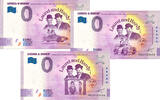 0 Euro 0 Euro biljet 2024 Laurel & Hardy serie van 3 -