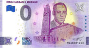  0 Euro 0 Euro biljet Marokko 2022 King Hassan II Mosque ANNIVERSARY  82.84 元 含税 ＋  246.83 元 运费