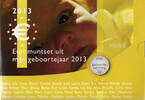 Geboorteset baby meisje 2013 zilver -