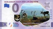 0 Euro 0 Euro biljet Finland 2023 - Inari-aanaar-aanaar--anar Lapland- Sapmi KLEUR -