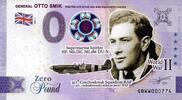 0 Pound 0 Pound biljet Engeland 2023 - General Otto Smik KLEUR -