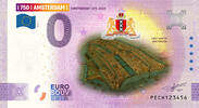 0 Euro 0 Euro biljet Nederland 2024 - Amsterdam I 750 jaar KLEUR -