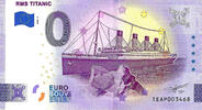 0 Euro 0 Euro biljet Ierland 2023 - RMS Titanic -