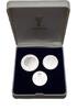 Jaarset 's Rijksmunt 1980 kroning in zilver in witte cassette -