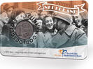 cent 75 jaar Bevrijding '43 zinken cent 2020 Coincard -