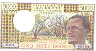 Djibouti 5000 Francs -
