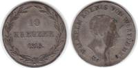 Württemberg 10 Kreuzer Wilhelm I. - W -
