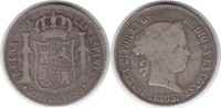 Philippinen 50 Centimos Isabel II. 1833-1868 -