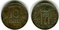 Norwegen 10 Öre Hakon VII. 1905-1957 -