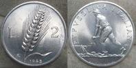 Italien 2 Lira Prachtexemplar.#P10 -