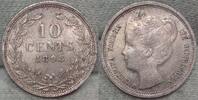 Niederlande - Königreich 10 Cents #p21 -