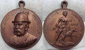 Haus Habsburg Messingmedaille 1910 Trageöse. Vorzüglich. 711.21 元 含税 ＋  418.36 元 运费