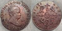 Spanien Cu 4 Maravedis 1847 Fast Stempelganz. 1,045.90 元 含税 ＋  418.36 元 运费