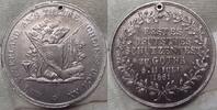 Schützmedaille Zinnmedaille Gelocht. -
