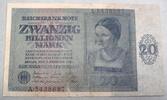 Weimarer Republik 20 Billionen Mark -